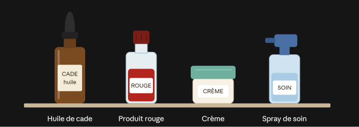 Supplément - application de produits de soin
